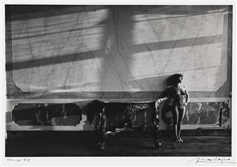 LUCIEN CLERGUE (1934-2014) Two photographs from the Venise series. 1979.